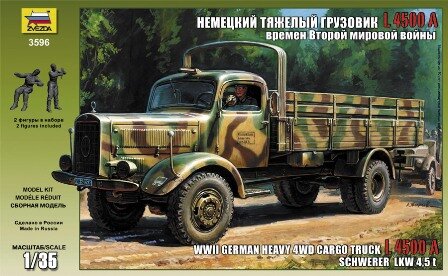 модель Немецкий тяжелый грузовик времен Второй Мировой Войны «L 450